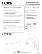 NEXERa 225930 Instructions D'assemblage