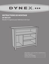 Dynex DX-WD1201 Instructions De Montage