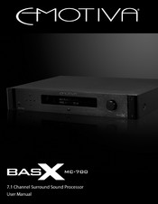 Emotiva BasX MC-700 Mode D'emploi