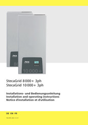 Steca StecaGrid 8 000+ Notice D'installation Et D'utilisation