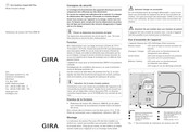 Gira 834 Plus Mode D'emploi