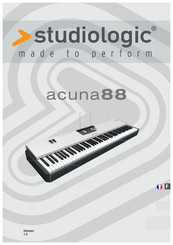 Studiologic Acuna 88 Manuel D'utilisation