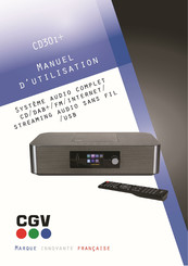 CGV CD30I+ Manuel D'utilisation