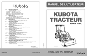 Kubota B26 4RM Manuel De L'utilisateur