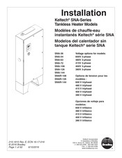 Bradley Keltech SNA 126 Manuel D'installation