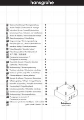 Hansgrohe Raindance 26471180 Mode D'emploi / Instructions De Montage