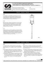 Samoa 401 025 Guide D'instructions Et Pièces De Rechange