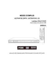 LENCO DVD-51 Mode D'emploi