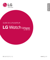 LG Watch Urbane LGW150.ANLDSV Guide De L'utilisateur