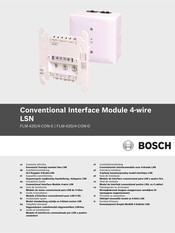 Bosch FLM-420/4-CON-D Guide D'installation