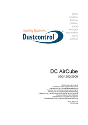 Dustcontrol DC AirCube 500 Traduction Des Instructions De Service D'origine