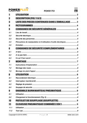 Powerplus POWX1751 Mode D'emploi