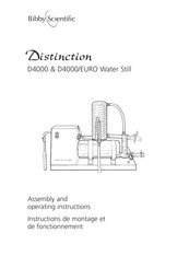 Bibby Scientific Distinction D4000/Euro Instructions De Montage