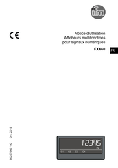 IFM FX460 Notice D'utilisation