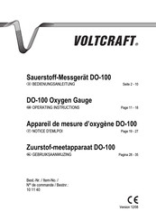 VOLTCRAFT DO-100 Notice D'emploi