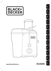 Black & Decker BXJE600E Mode D'emploi