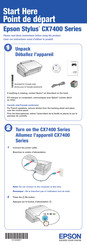 Epson Stylus CX7400 Série Instructions