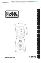 Black & Decker BXJB1000E Mode D'emploi