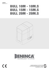 Beninca BULL 10M Mode D'emploi