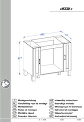 Tecnos 9330 Notice De Montage