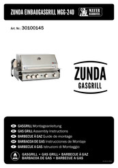 Mayer Barbecue ZUNDA MGG-240 Guide De Montage
