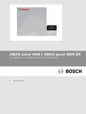 Bosch ICP-AMAX4-P1 Manuel D'installation