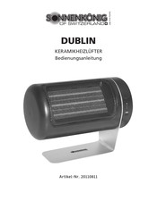 Sonnenkonig DUBLIN Mode D'emploi