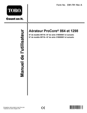 Toro ProCore 1298 Manuel De L'utilisateur