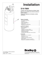 Bradley S19-788H Mode D'emploi