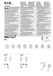 Eaton RMQ-Titan M22-CK Série Notice D'installation
