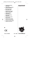 Pattfield Ergo Tools E-HKS 1600-Laser Mode D'emploi D'origine