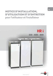 ACV HR i 320 Notice D'installation, D'utilisation Et D'entretien