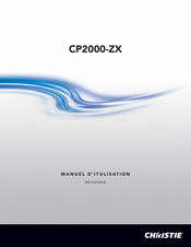 Christie CP2000-ZX Manuel D'installation