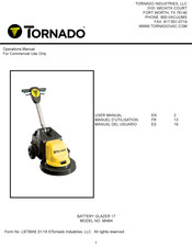 Tornado BATTERY GLAZER 17 Manuel D'utilisation