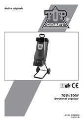 Top Craft TGS-1800N Notice Originale