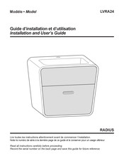 Fleurco RADIUS LVRA24 Guide D'installation Et D'utilisation