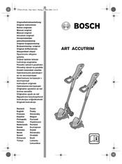 Bosch ART 23 ACCUTRIM Notice Originale