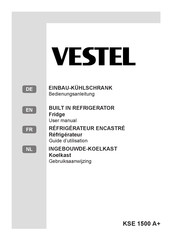 VESTEL KSE 1500 A+ Guide D'utilisation