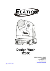 Elation Design Wash 1200C Mode D'emploi