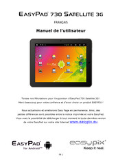 Easypix EasyPad 730 Satellite 3G Manuel De L'utilisateur