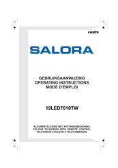 Salora 19LED7010TW Mode D'emploi