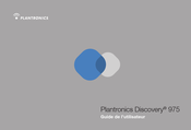 Plantronics Discovery 975 Guide De L'utilisateur