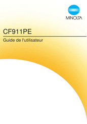 Minolta CF911PE Guide De L'utilisateur