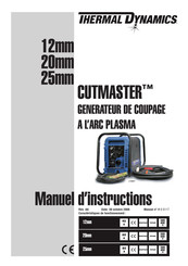 Thermal Dynamics CUTMASTER 20mm Manuel D'instructions