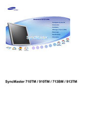 Samsung SyncMaster 910TM Manuel De L'utilisateur