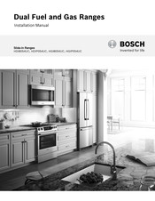 Bosch HDI8054UC Manuel D'installation
