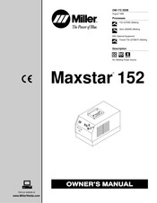 Miller Maxstar 152 Manuel D'utilisation