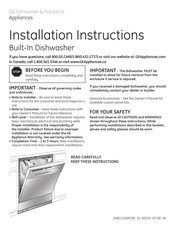 GE GSD3301KWW Instructions D'installation