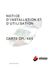 Alecop CPL-485 Notice D'installation
