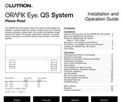 Lutron GRAFIK Eye QS Guide D'utilisation